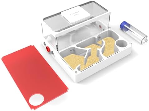Ant Farms with Yellow Sand and Tool Kit-Transparent Ant Farm for Adults 3D Printed Ant Nest Workshop Castle Ant Garden for Live Ants and Queen (Model-B) by Unknown