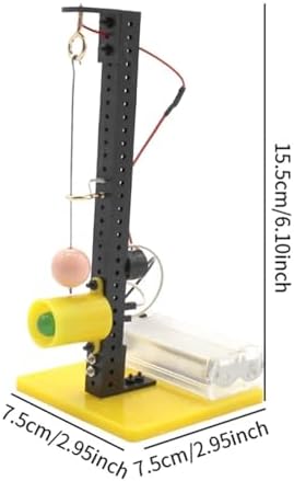 DIY Sound & Light Earthquake Alarm Model, Self-Assembly STEM Physics Experiment Kit, PP Material Vibration Induction Demonstration Device - Image 6