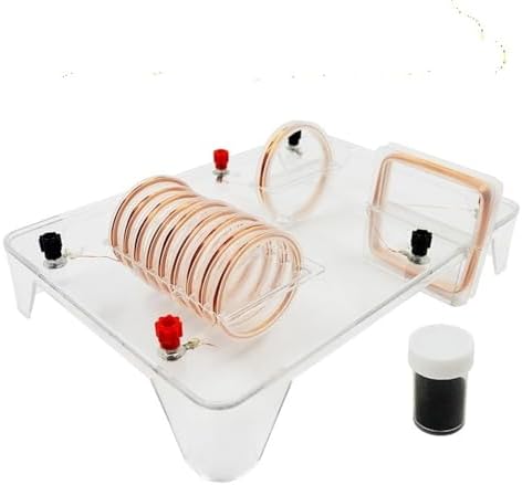 Solenoid Physics Experiment Kit, Current Magnetic Field Demonstrator, Electromagnetism Educational Science Teaching Instrument Demonstration Model for Classroom Laboratory Experiments by Unknown