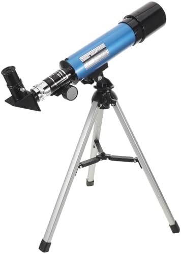 Xmas Stargazing Telescope for Beginners High Powered Blue Refractor by TOYANDONA