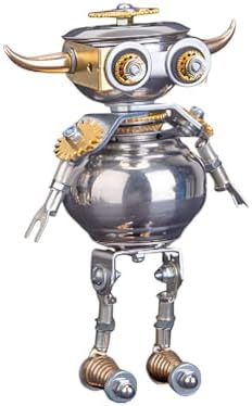 3D Metal Puzzle Robot Model Mystery Box, Metal Crafts DIY Assembly Robot Puzzle - Metal Robot Model Building Kits - Art Craft Home Deco Gifts for Adults Teens Boys Kids Birthday - Image 7