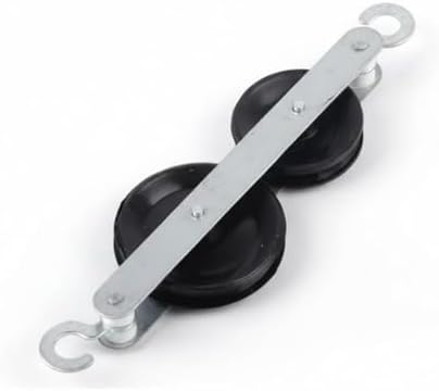 predolo Physic Demonstration Pulley Set Large Size Mechanics Demonstration Pulley Hands-on Learning Block and Tackle System for Students, Teacher, Classroom, Double Series Pulley by Unknown