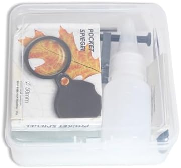 Mineral ID Kit - 9 Pieces - Includes Dropper Bottle, Streak Plate, Glass Plate, Magnet, Nail, Copper Sheet, Retractable Hand Lens, Nail File, Alloy Drill Bit for Geology Classrooms - Image 4