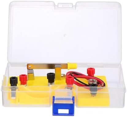 Simple Circuit Experiment Set with Small Light Bulbs Connected in Series Lights Up Electrical Science Experiment Materials for Primary School Students Simple Circuit Experiment Kit (Color : Yellow) by Unknown