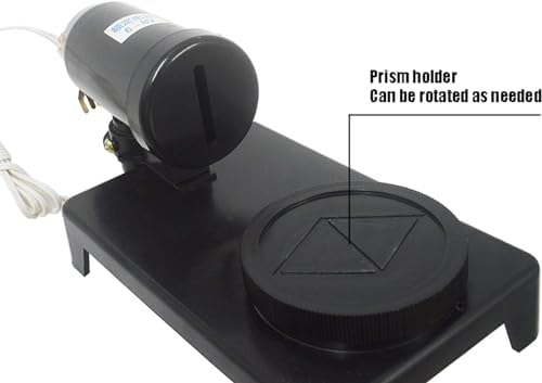 Dispersion and Synthesis of White Light Demonstrator Rainbow Principle Triangular Prism Physical Optics Teaching Aid Parallel Light Source Instrument Physical Optics Teaching - Image 4