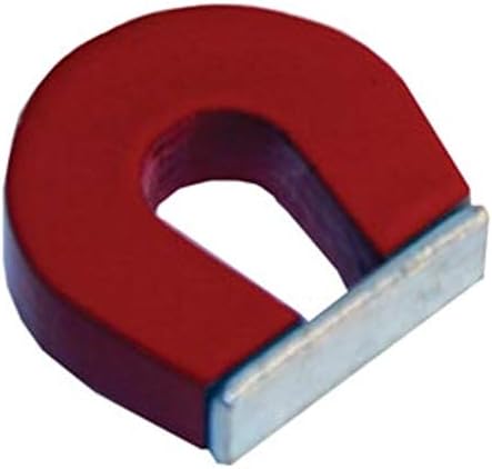 Dowling Magnets DO-731015 Magnets Alnico Horseshoe Magnet (2 inches high) with keeper Red by DowlingMagnets