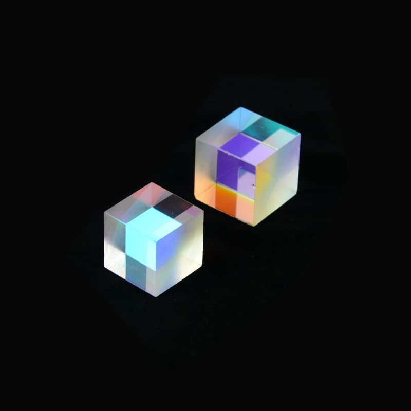 ZTBH Microscope Accessories Kit 10pcs 22X17mm Defective RGB X-Cube Prism Combiner Splitter Cross Dichroic Prism for Teaching Tools/DIY Decoration Microscope Slides - Image 4