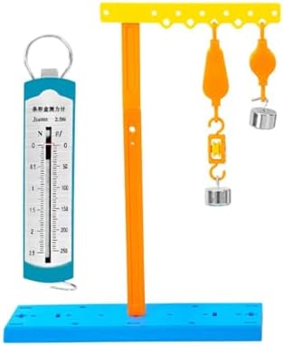Physics Experiment Kit: Pulley & Lever Mechanics Set for Students Age 8+ (18x23cm/7.1x9.1in) by Unknown