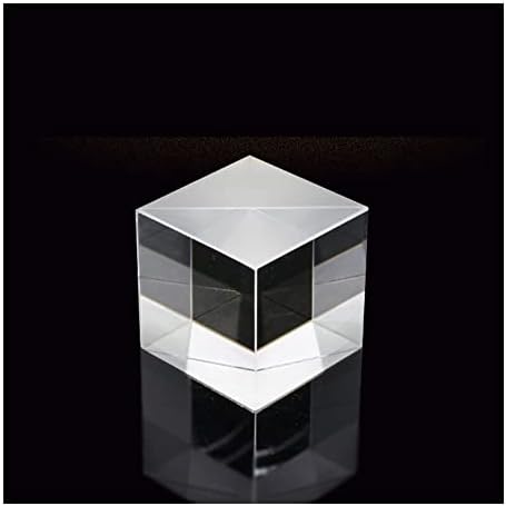 Microscope Accessories Kit 13x13x13mm Optical Glass Cube Dichroic Dispersion Beam Splitter Prism Splitting Ratio 50:50 for Spectrometer Experiment Prisma Microscope Slides by Unknown