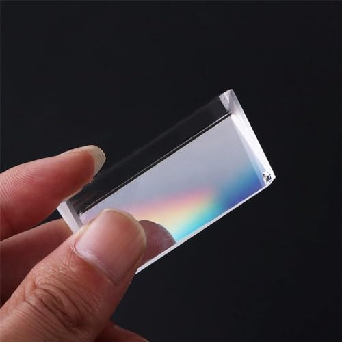 Kopida Glass Crystal Triangular Prism, Rainbow Maker for Light Refraction Spectrum Learning, Photography Science Physics Teaching Prop - Image 3