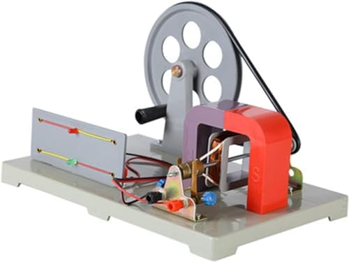 Manual Electricity Generator AC-DC Model Faraday Generator Model Electromagnetic Induction Experiment Electric Generator Physics Experiment Educational Toys by Unknown
