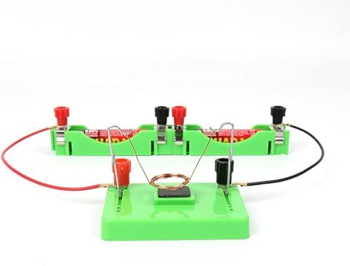 Electromagnetic Swing Demonstration Equipment, Mini Motor Model Physics Experiment Kit, Portable Circuit Teaching Apparatus for Electromagnetism Principle Exploration - Image 4