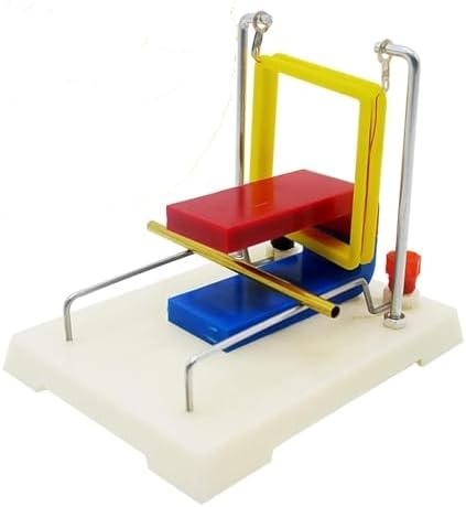 Ampere Force Demonstrator with Copper Guide Rail and Square Coil, Magnetic Field Current Interaction Experiment Device, Left-Hand Rule Teaching Apparatus, Electromagnetism Physics Lab Equipment - Image 2
