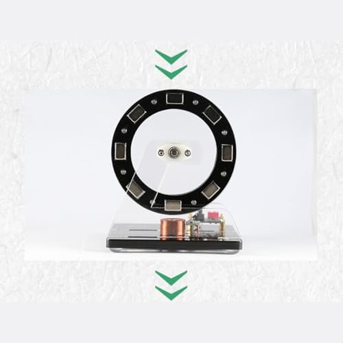 Small Hall Sensor Motor Model, Brushless Ferris Wheel Demonstrator, 5V Low Power STEM Science Kit for Tech Desk Decor & Educational Demonstration - Image 4