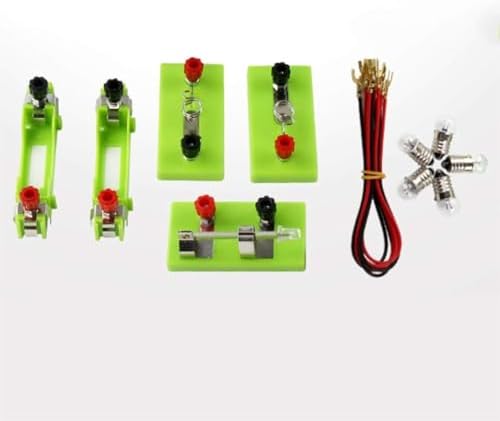 Basic Electricity Circuit Experiment Box, Series & Parallel Building Kit, Complete Physics Electronic Principle Demonstration Equipment for Lab Teaching - Image 2