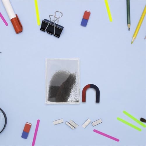 Physics Science Magnets Kit Scientific Iron Filings Box Comprising Magnetic Field Demonstrator Powder Shaped Magnet Electromagnetism Teaching Instrument for Classroom Experiments - Image 7