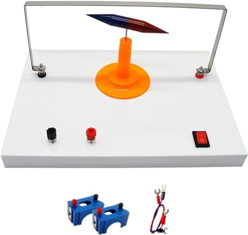 Surrounding A Current-Carrying Conductor Electromagnetics Experiment Demonstrator Magnetic Field Around Current-Carrying Conductor Model Oersted Experiment(Orange) by Unknown
