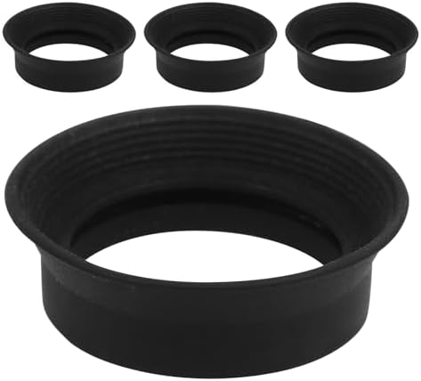4 Pcs Rubber Eyepiece Eye Cups 1.25 Inch Telescope Shield Cover by Ifundom