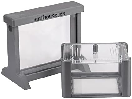 Anthouse - Basic Natural Sand Ant Farm - 3D Ant Terrarium - Acrylic Sandwich-Type - Foraging Box with Lid Included - Grey Color - Image 4