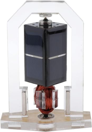 Electromagnetic Magnetic Levitation Solar Revolving Door Light Energy Rotation High Speed Solar Motor Vertical Vertical Solar Mini Solar Mendocino Motor Levitating Educational Model (Color : B) by Unknown