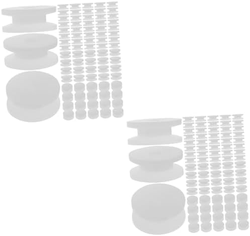 200pcs Mini Plastic Pulley for Motor Toy Gear Smooth Low Resistance Easy Installation for Models Aircraft Repairs Science Education by MOLUCKFU