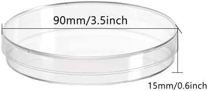 30 Pack 90 x 15mm Plastic Bioresearch Sterile Petri Dishes with Lids - Image 2