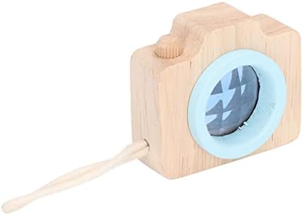 Kikumi Magic Kaleidoscopes Bee Eye Effect Kaleidoscopes, Wooden Prism Lens Toy Birthday Gift For Boys And Girls (Blue) - Image 6