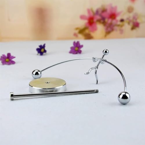 Gravity Magnetic Levitation Balanced Figure Pendulum, Newton Kinetic Swing, Leverage & Balance Principle Physical Demonstration Desktop Ornament - Image 6