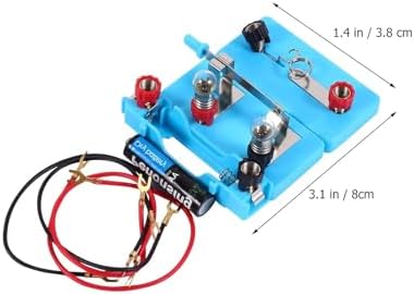 Primary School Simple Circuit Experiment Kit - Light Bulb Series Connection Materials for Kids' Electricity Science(Blue) - Image 6