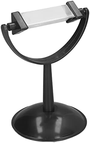 Optical Glass Triangular Prism with Stand 360 Degree Rotation Physics Light Spectrum Teaching Tool for Science Experiments Classroom Learning Black Plastic Bracket and Optical - Image 4