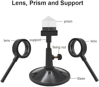 Optical Experiment Kit Convex Lens Concave Lens Kids Physics Optics Starter Three Line Light Source Optical Bench Teaching Equipment - Image 2
