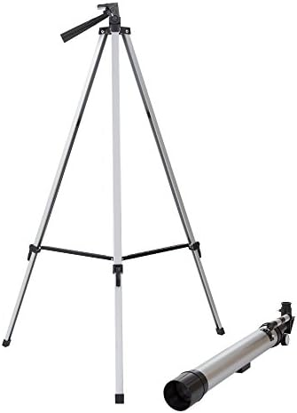 Beginner Telescope for Kids and Adults - 60mm Mirror Refractor and Aluminum Stargazing Optics with Tripod for Astronomy and STEM Education by Hey Play - Image 4