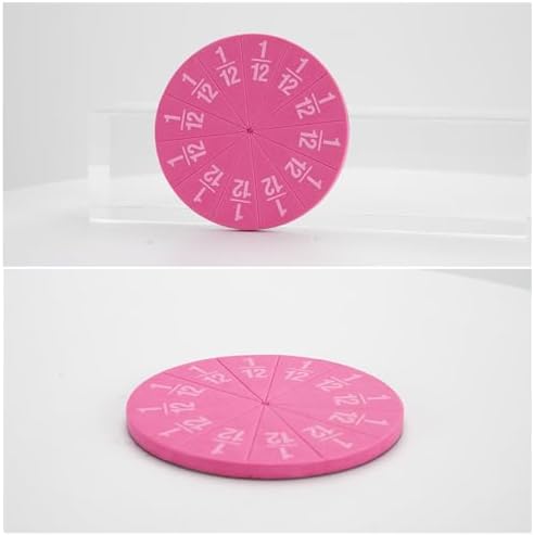 EHR Magnetic Fraction Circles Classroom Set, Fraction Math Manipulatives for Small Group Learning, Hands-On Elementary Math Teaching Tools, 6 Sets - Image 5