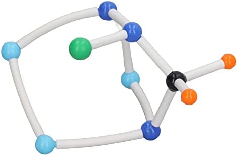 Chemistry Molecular Model Kit Vibrant Color 3D Educational Micro Molecular Structures Model for Student Teacher Learning PP Material 17.3x10cm Storage Box 54 Atoms 30 Short Bonds - Image 6