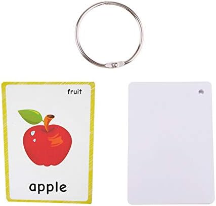 Set of Fruits Flash Cards for Toddlers(21 pc) | Kids Learning Flashcard & Montessori Pocket Cards Toys | Perfect for Pre-K Decor Background Wall Stickers, Teacher/Autism Therapists Tools - Image 2