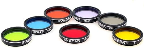 SVBONY 2X 1.25 inch Barlow Lens with Multi Coated Broadband Green Film with Five Color Filters Kit - Image 7