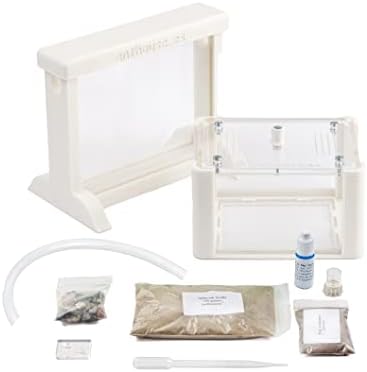 Anthouse - Basic Natural Sand Ant Farm - 3D Ant Terrarium - Acrylic Sandwich-Type - Foraging Box with Lid Included - White Color - Image 2