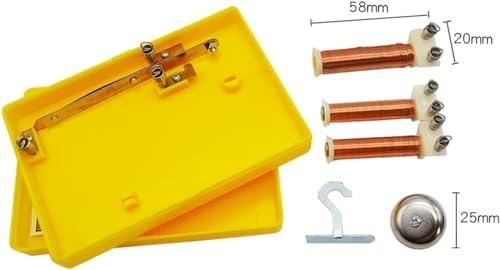 Adjustable Turns Electromagnet Experiment Kit, U-Shaped & Cylindrical Core Electromagnetic Tester, Physics Lab Instrument for Exploring Magnetism Influence Factors - Image 2