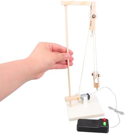 DIY Physics Pulley Crane Kit with Remote Control for Students - Image 4