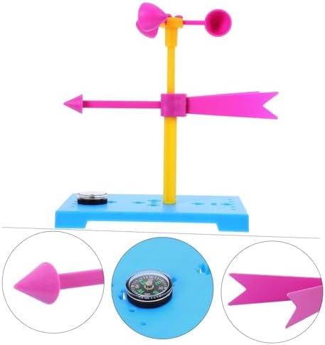 Wind Vane Weather Weather Station for Wind Measurement Device Outdoor Weather Experiments Wind Direction Indicators Weather Vanes Weather Station Wind Plastic - Image 4