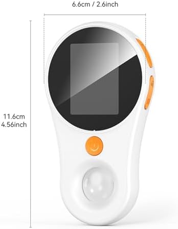 500X Handheld Digital Microscope Fixed 2.0 Inch Screen Portable Magnifying Glass with 8 LED Lights for Kids and Adults White - Image 2