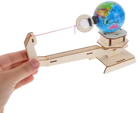 2 Sets Gravity Globe Puzzle Wooden Science Kit for Kids Toddlers - Image 4
