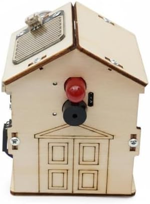 Children Rain Alarm Educational Kit Wooden DIY Model Hands On Project with Alarm Feature Suitable for Classroom Instruction School Experiments by EHJRE
