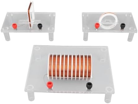 Jeanoko Current Magnetic Field Demonstrator Transparent PVC Projectable Kit for Physics Teaching Equipment Classroom Experiment - Image 2