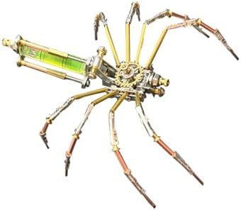 3D Metal Puzzles for Adults Teens-140+Pcs-Mechanical Spider Bee Insect Models-3 Hours to Build-Ideal for Birthday Gifts and Decorations(Mechanical Spider A) - Image 2