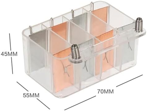 Saltwater Primary Battery Experiment Kit Electrochemical Power Generation Demonstrator Student Physics Electrics Teaching Apparatus Galvanic Cell for Classroom Science Lab - Image 2