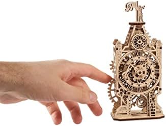 UGEARS Old Clock Tower 3D Wooden Puzzles for Adults - Wooden Model Kits for Adults Clock Kit for Do It Yourself Wood Building Kit for Adult Mechanical Puzzle Brain Teaser, Hobby Set - Image 3