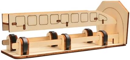 Wooden Levitation Train Model Toy Hands on Learning Toy for Students Learning Physics Principles Wooden Levitation Train Model Set - Image 5