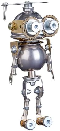 3D Metal Puzzle Robot Model Mystery Box, Metal Crafts DIY Assembly Robot Puzzle - Metal Robot Model Building Kits - Art Craft Home Deco Gifts for Adults Teens Boys Kids Birthday - Image 6