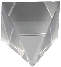 Pyramid Crystal, Optical Glass Triangular Prism, Energy Generator Prisms, for Teaching Experiment Tool Light Spectrum Physics and Photo Photography Family Decoration Gift, 50mm - Image 5